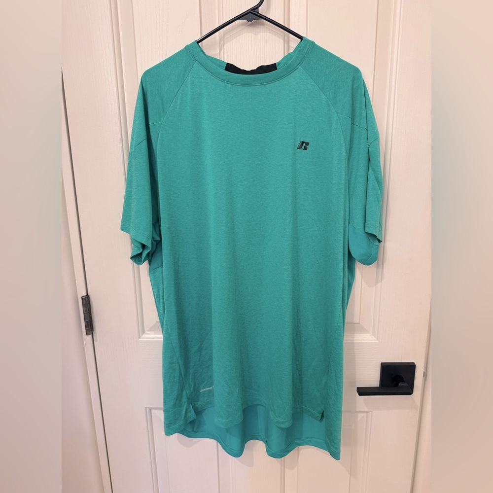 Men’s Russel athletic green shirt size XXL
